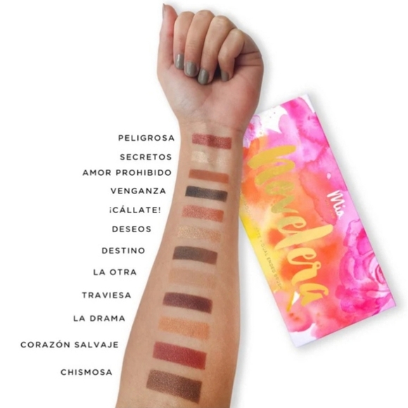 Mia Del Mar Novelera Eyeshadow Palette & Dual Ended Brush - Picture 5 of 10